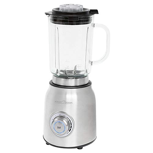 ProfiCook PC-UM 1207 - Batidora universal, motor profesional de 1200 W, recipiente de mezcla de 1,75 L, 6 cuchillas de acero inoxidable, acero inoxidable