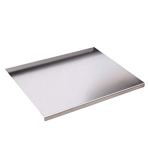 Acero Inoxidable de Cortar encimera Tablas de Cortar Amasar Pan Pasteles De Estilo ZHAOFENGMING (Color : Silver, Size : 40X60X2MM)