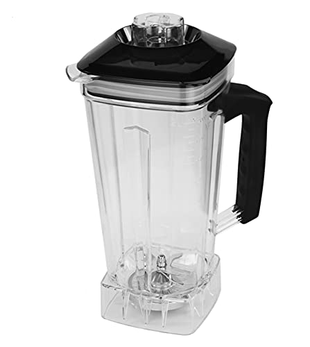 PUGONGYING Popular T5200 Mezclador Repuestos 2L Contenedor Cuadrado Jar Jar Jarras Jarras Pitcher Taza Parte Inferior con Batidos Serrated Blades Lid BPA Gratis Durable