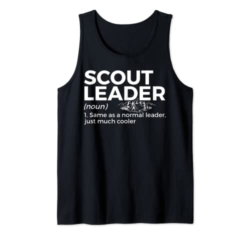 Definición divertida de líder scout Camiseta sin Mangas