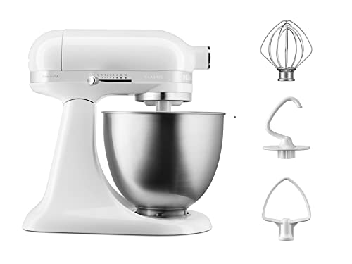 KitchenAid 5KSM3310XEWH Robot de Cocina, Acero Inoxidable