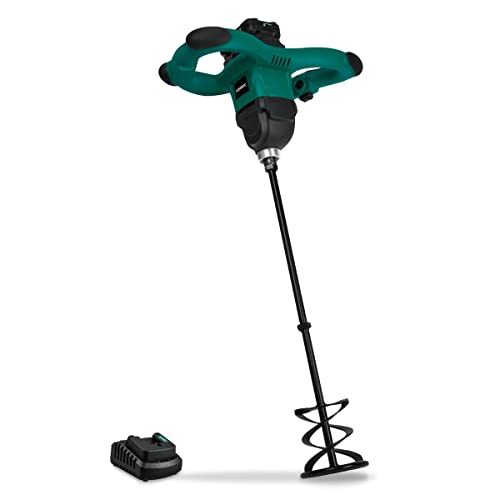 VONROC Taladro mezclador de pintura/cemento - VPower 20V - Incl. agitador 600mm, Ø120mm (1 Batería 2.0Ah)