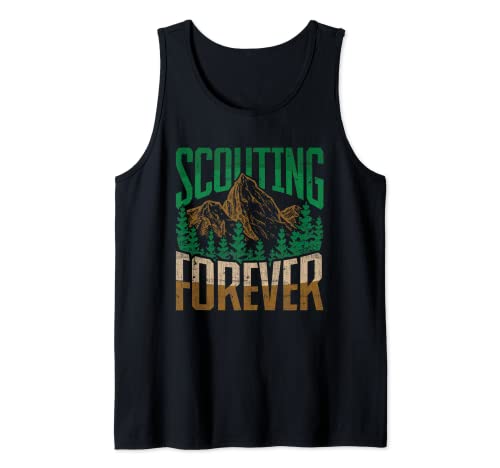 Scouts Líder Scout Scouting Forever Camiseta sin Mangas