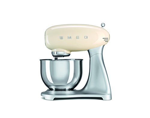 Smeg SMF01-CREU Batidora amasadora SMF01CREU, 800 W, Metal, plástico, Crema