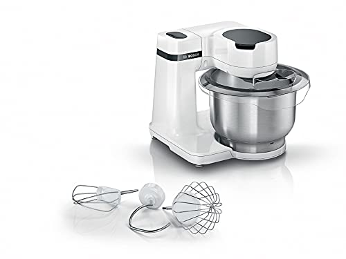 Bosch MUM Serie | 2 - Robot de cocina, potencia de 7000 W, 4 velocidades, color blanco