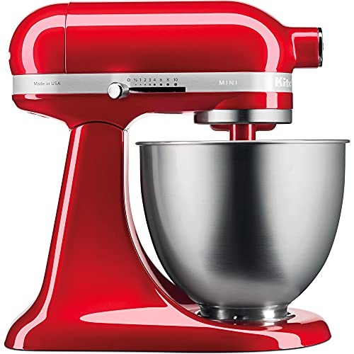 FISSLER 291107 Kitchenaid 5KSM3311XECA-Robot de Cocina (3,3 l), Color, 250 W, Aluminio, Rojo Manzana