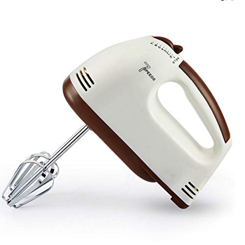 RANRANJJ Batidora eléctrica de Huevo, batidora de Mano de 7 velocidades, Crema con Turbo Uso de Cocina casera para Hacer Pasteles y Hornear