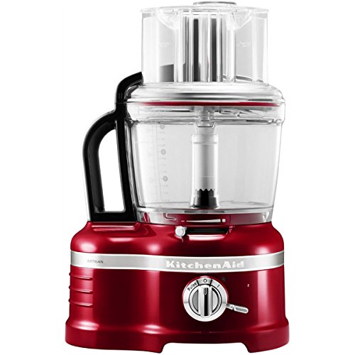 KitchenAid 4.0 L 5KFP1644ECA, 650 W, 4 litros, Metal, Rojo Manzana