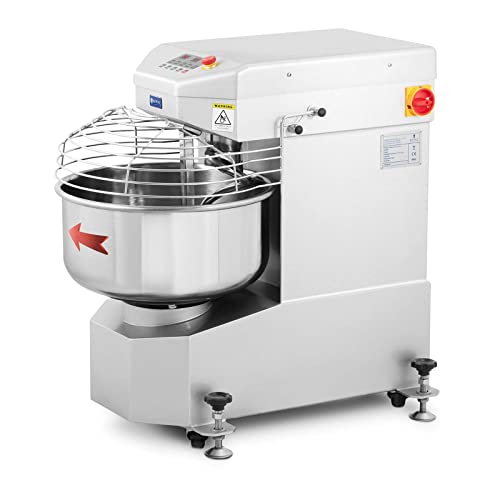 Royal Catering Amasadora Batidora De Cocina RCPM-30,1S (Potencia: 1800 W, Volumen del recipiente: 33 L, Velocidad del gancho de masa: 130-320 rpm)