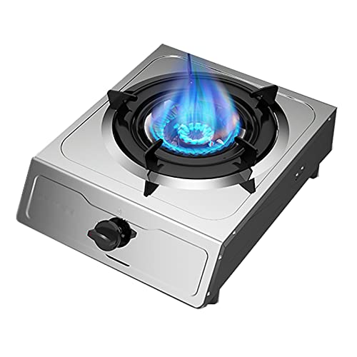 Estufa De Gas De Sobremesa Estufa De Gas Estufa De Gas De 30 Cm Estufa De Gas Estufa De Cocina Portátil De Acero Inoxidable 4.5Kw Estufa De Camping Interior Para Calentar Cocinar Hervir Freír A Fueg