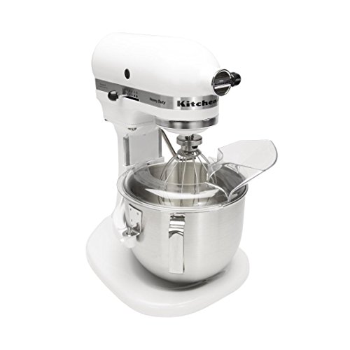 Kitchenaid 5KPM5 Batidora planetaria de alimentos, 4,8 L, color blanco