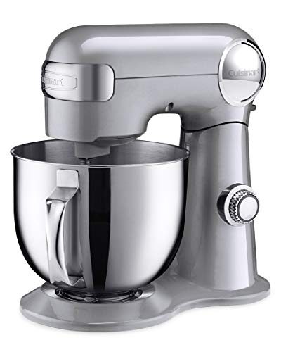 Cuisinart Precision Pro Digital de 5.5 Cuartos de galón Batidora de pie, Metal, 12 Velocidades, Forro Plateado