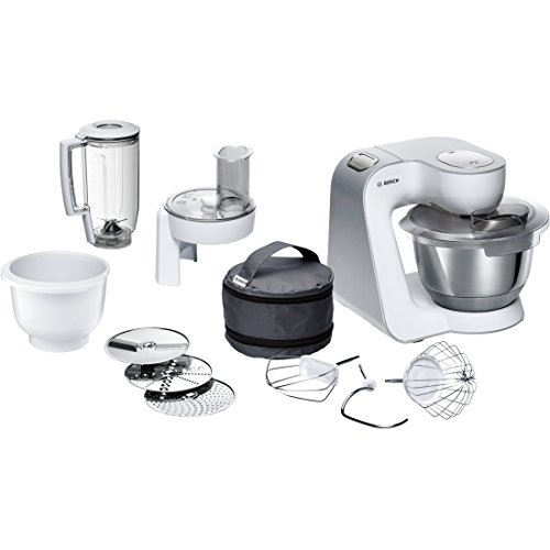 Bosch MUM58234 - Robot de cocina (3,9 L, Blanco, 1,1 m, 3 discos, 220-240 V, 50-60 Hz)