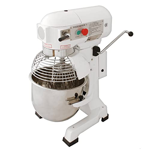 Robot Batidora Eléctrica Cocina 20L Mezcladora Alimentos Amasadora Profesional Robot de Cocina Automática Multifuncional Comercial +Rascador de Masa GRATIS Electric Food Mixer with Bowl Food Processor