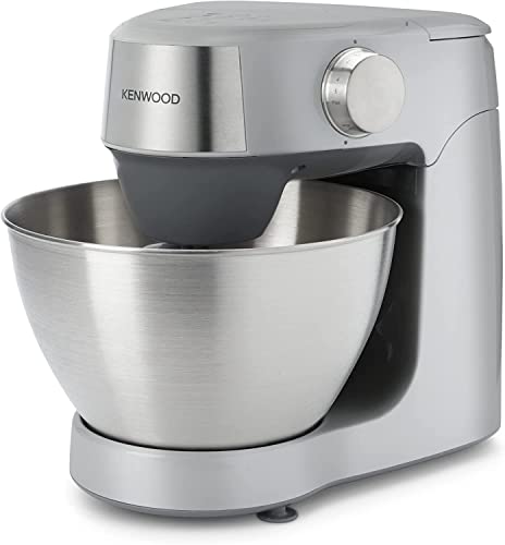 Kenwood Prospero+ KHC29.P0SI - Robot de Cocina Multifunción 1000W, 4,3L, Mezcla, Bate, Amasa, Batidora de Vaso 1.5L, Procesador Alimentos 1.4L, 3 Discos, Exprimidor, Picadora, Licuadora, Plata