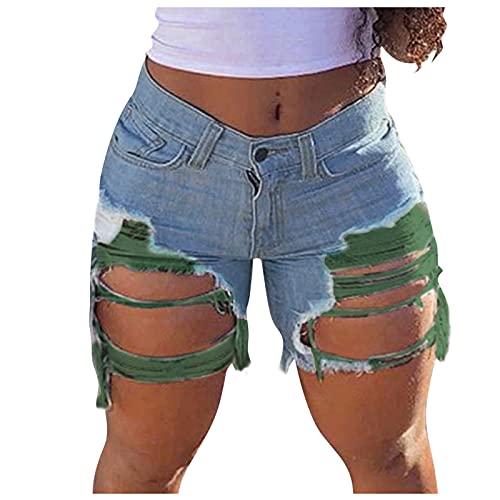 Pantalones Cortos con Cremallera Pantalones Cortos Basket Vaqueros Tallas Grandes Mujer Baratos Jeans Leggins Tiro Alto Pantalones Anchos Y Rotos para Jeans Tiro Largo Mujer Super Skinny Jeans Mujer