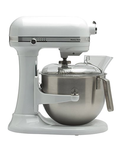 KitchenAid 5KSM7591X - Robot de cocina (Acero inoxidable, Color blanco, 50/60 Hz, Metal)