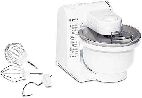 Bosch MUM4405 - Robot de cocina MUM4 para repostería, 500 W, capacidad 3.9 l, color blanco