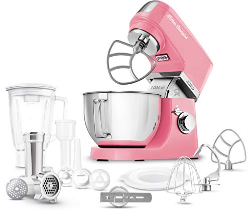 Batidora SENCOR 6358 SERIES SET 7 Velocidades 1000W Acero Inox 4.5L Rosado