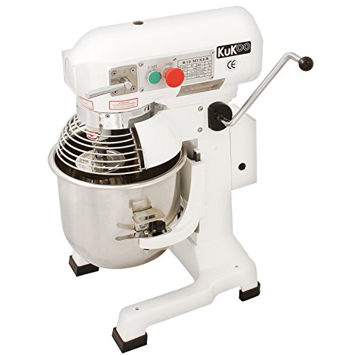 Robot Batidora Eléctrica Cocina 10L Mezcladora Alimentos Amasadora Profesional Robot de Cocina Automática Multifuncional Comercial +Rascador de Masa GRATIS Electric Food Mixer with Bowl Food Processor