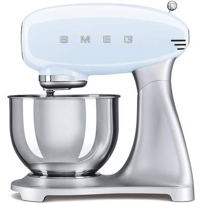 Smeg smf02pbeu Robot de Cocina, 800 W, 4.8 litros, Acero Inoxidable, 10 Velocidades, Azul