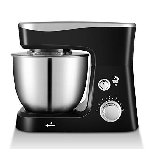 Batidoras amasadoras Automática batidor de Huevo, Masa Mezclador, Cocinero máquina batidora de pie de Acero Inoxidable con Cabeza inclinable 6 Velocidad Cocina casera de múltiples Funciones