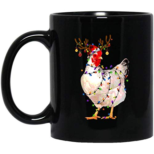 831 Tazas Café De Cerámica Taza Desayuno De Regalo 330Ml Funny Chicken Christmas Tee Reno Christmas Light Pijama