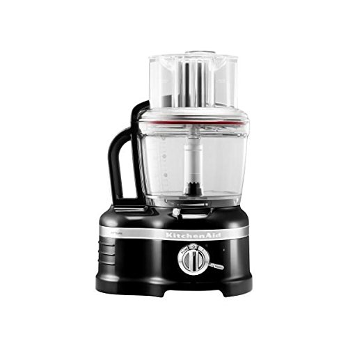 Kitchenaid 5KFP1644, 650 W, 4 litros, Acero Inoxidable, Negro y Transparente