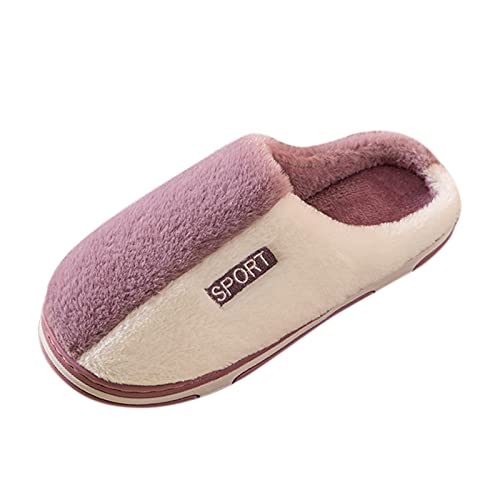 Zapatos de mujer Zapatos de verano Pantuflas de mujer Estilo de algodón plano y sabio encantador Mujer Casual Calzado de amas domésticas Zapatillas de mujer Zapatos altos, morado, 38 EU