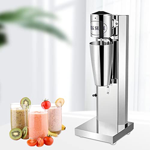 YJINGRUI 500ml Mezclador de Bebidas con Frutas Eléctrico Batidora de Batidos Máquina de Acero Inoxidable para Hacer Batidos Cócteles Zumo Cremas 18,000 rpm Bajo Ruido 150 W de Potencia(un cabezal)