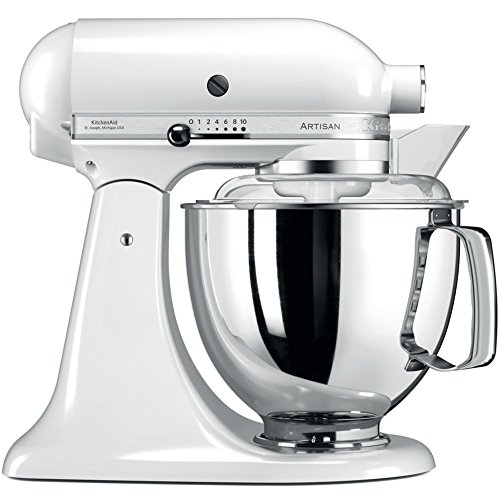 KitchenAid Artisan Robot de Cocina de 4,8L 5KSM175PSEWH (Blanco)