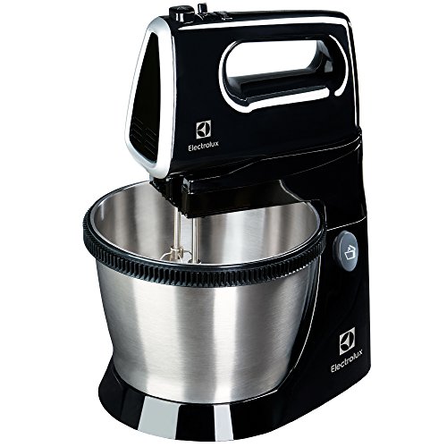 Electrolux Love Your Day Collection Batidora de repostería con Bol de Acero Inoxidable de 3.5 litros de Capacidad, 450 W, 85 Decibelios, Negro