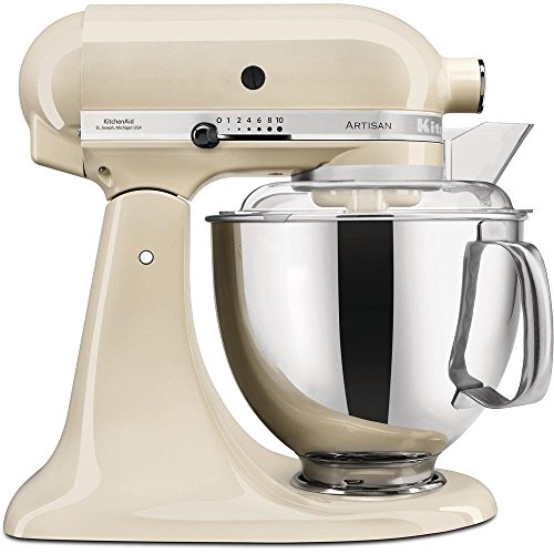 KitchenAid Artisan - Robot de cocina (4,8 L), color crema