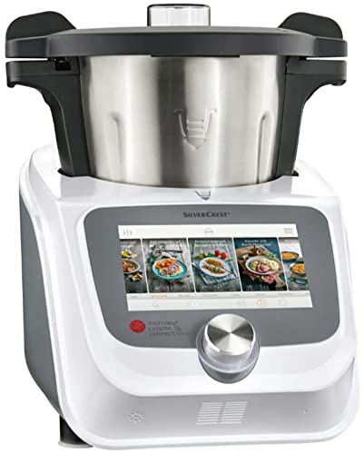 SILVERCREST® Monsieur Cuisine connect trend, SKMC 1200 F6, 800 W, pantalla a color de 7 pulgadas