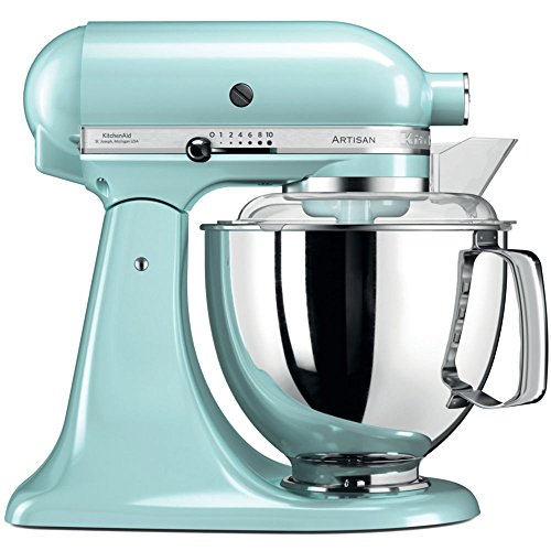 KitchenAid Artisan - Robot de cocina (4,8 L, Azul, palanca, 220 RPM, 1,454 m, AC)